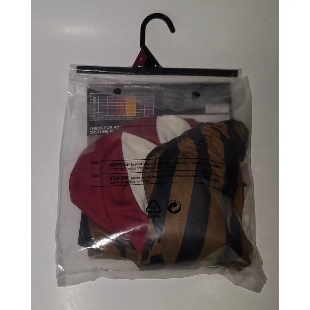 NEW Pirate Halloween Costume Unisex Boy Girl Small 6-7 Shirt Pants Headscarf
